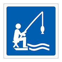 FISHING AREA SYMBOL SIGN